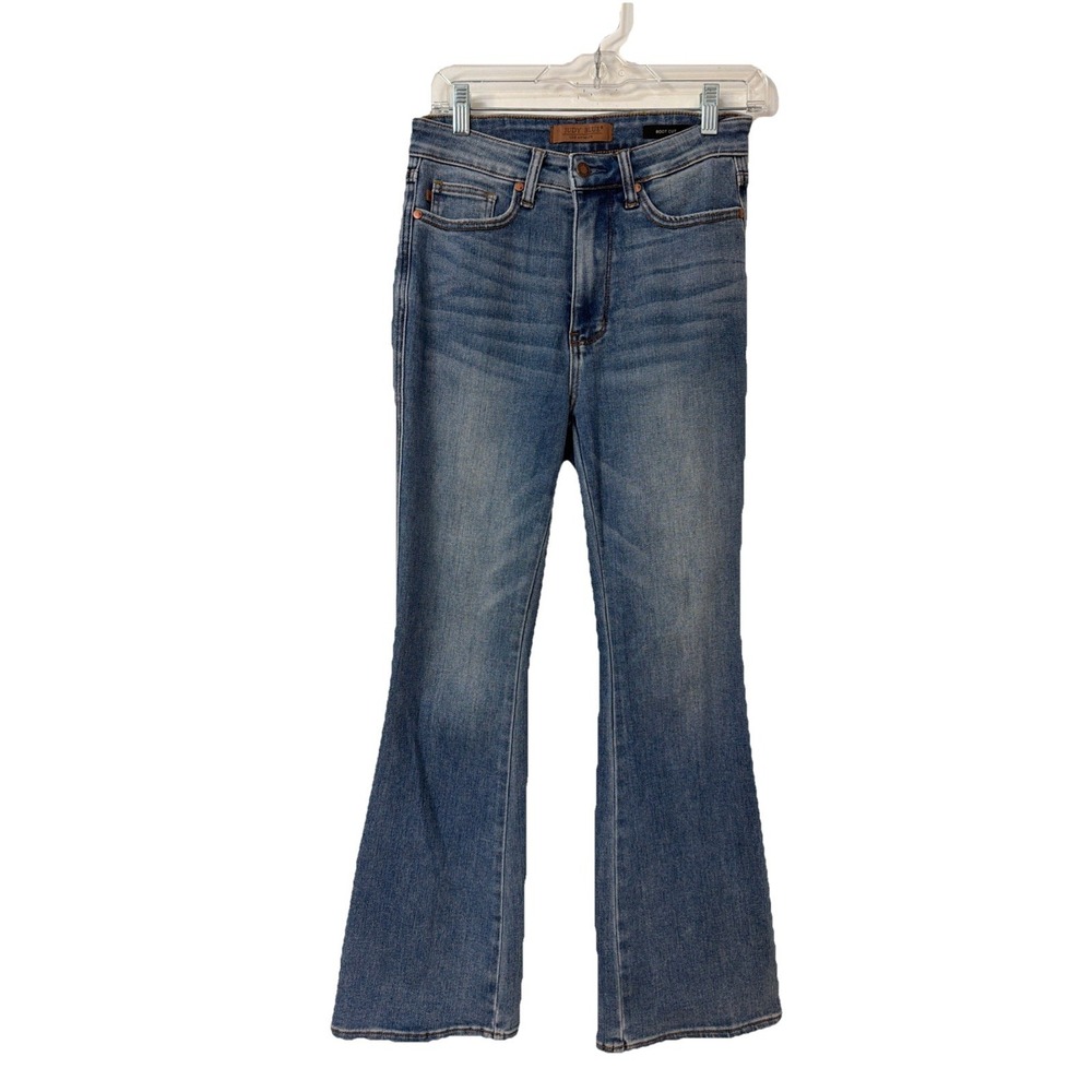Judy Blue Womens High Rise Petite 27 Boot‎ Cut  Jeans Bohemian Y2K - Picture 2 of 8